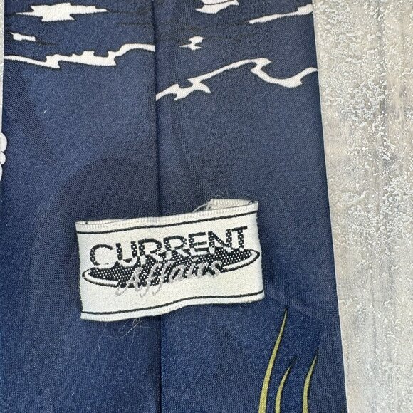 Vintage Droopy Dog Scuba Golf Blue Neck Tie Ocean - Picture 6 of 8